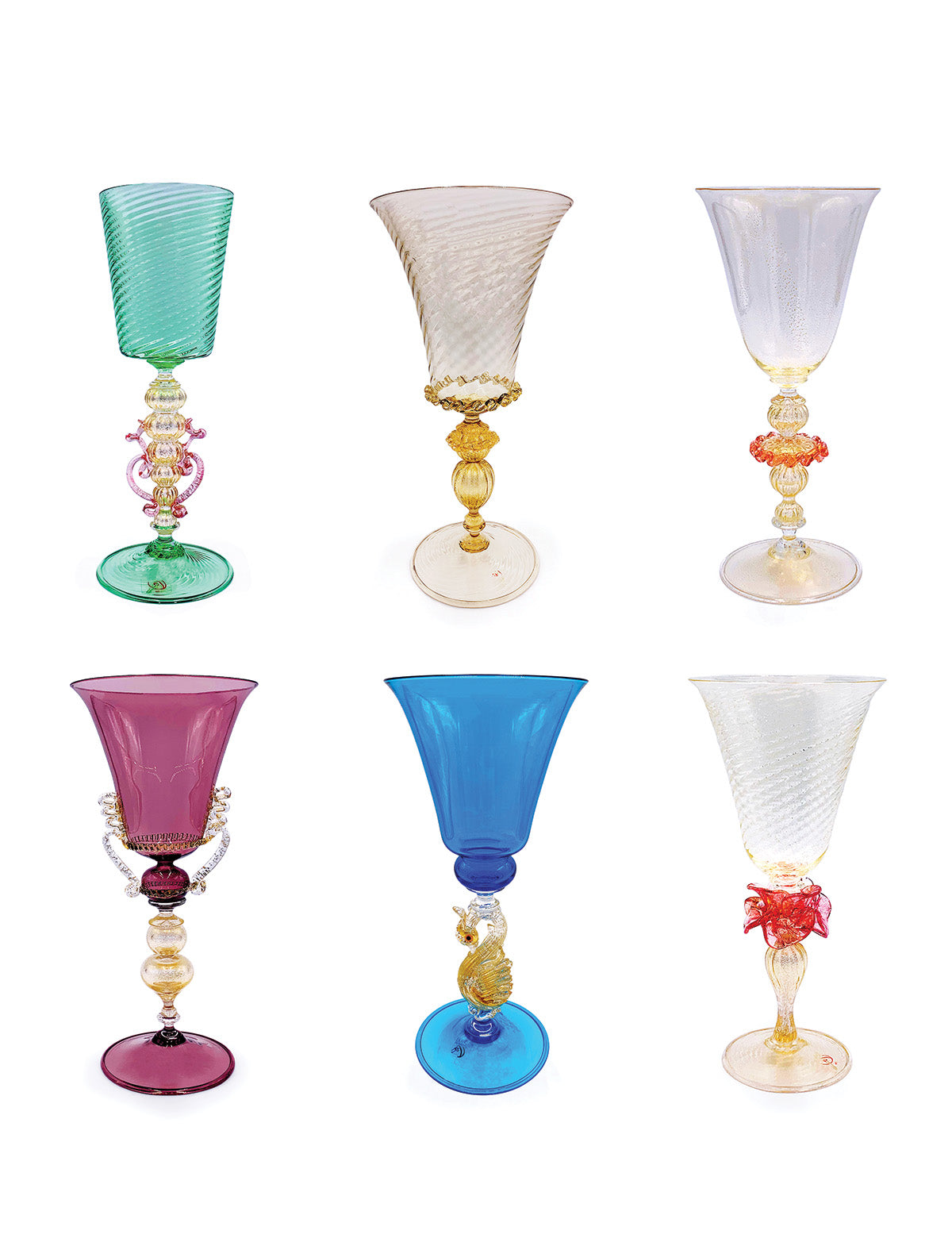 Green Emerald Murano Glass Collection – Handcrafted Venetian Art