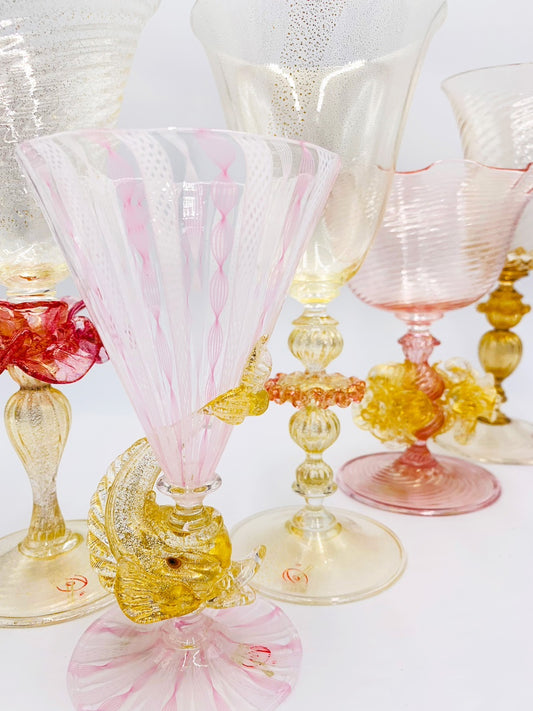 Elegant Green Emerald Murano Glass Collection – Handcrafted Art from Venice