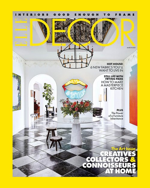 The cover of e decor magazine.