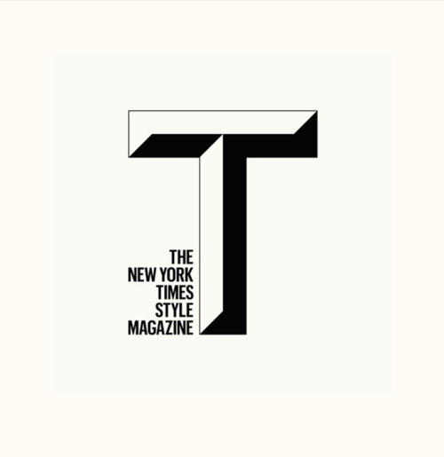 The new york times magazine logo.